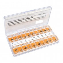 Kit de Bráquetes Edgewise Slim Max - Slot 18 - 1 caso - gancho Caninos - 10.65.906 Morelli -