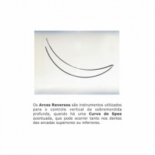 Arco Curva Reversa nitinol Superior 017x025 Grande 50.62.022 - Morelli