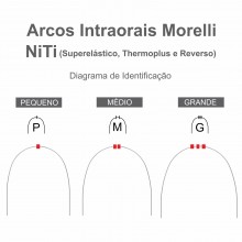 Arco Curva Reversa Superelastico Médio 016 50.70.023 - Morelli