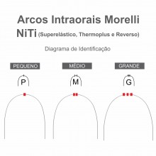 Arco Intraoral Thermo-Plus Pequeno Retangular niti 50.82.228 021x025-Morelli