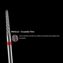 Fresa de Tungstênio Minicut - Cruzado Fino - Agulha 1511 - American Burrs